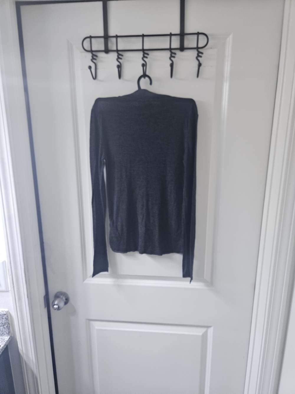 Topshop Charcoal Gray Lightweight Turtleneck Sweater - Picture 6 of 8